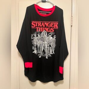 Netflix "Stranger Things" women's sleep shirt or oversized long-sleeve t-shirt